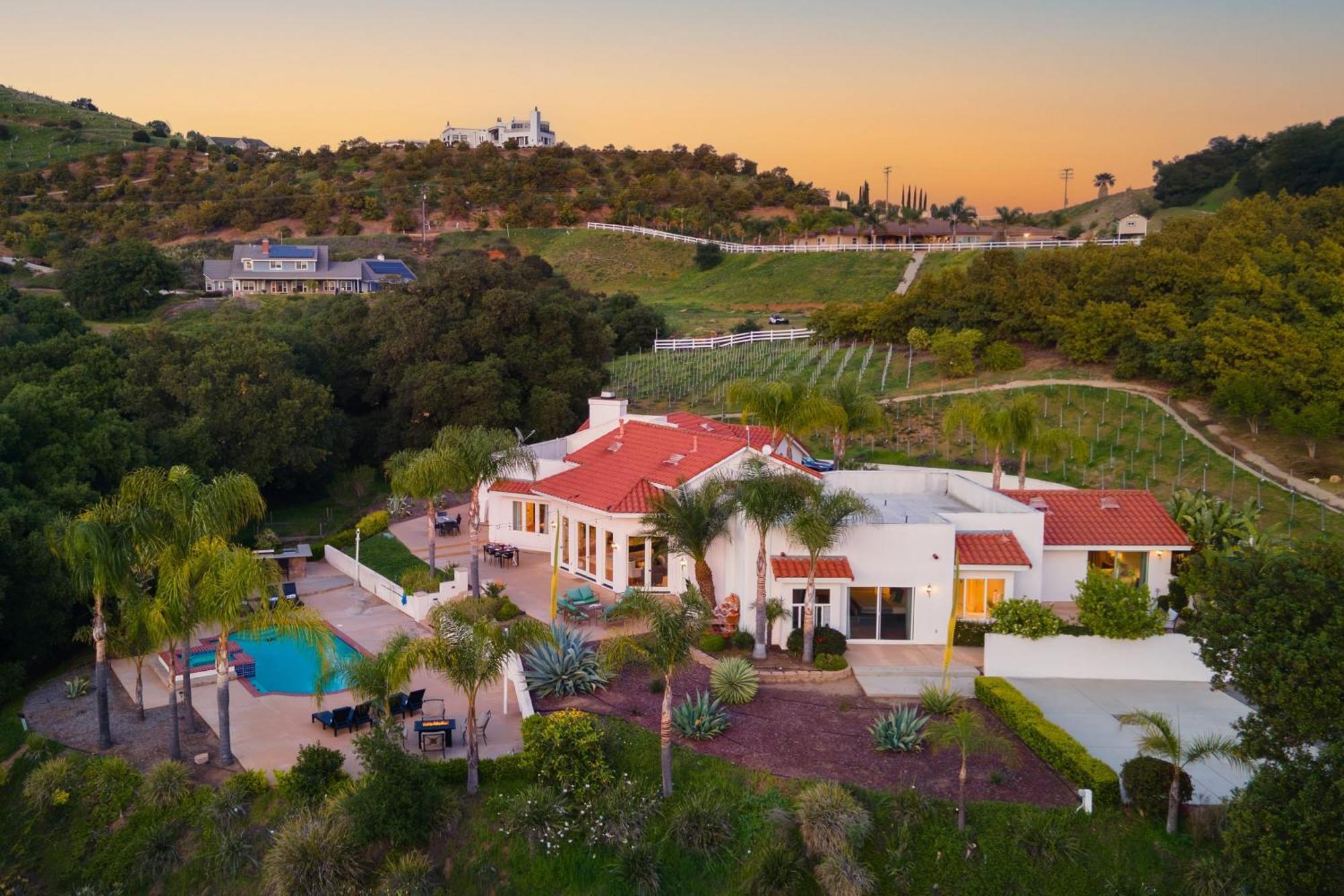 Grapevine By Avantstay Secluded 5Br Villa 4 Acres Of Vineyards Avo Groves Temecula Eksteriør bilde